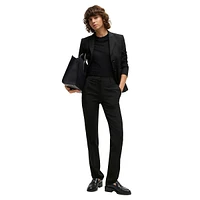 Straight-Leg Virgin Wool Dress Pants