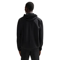 Cotton-Blend Zip-Up Hoodie With HD Logo Print