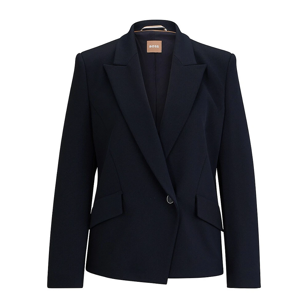 Stretch Twill Blazer