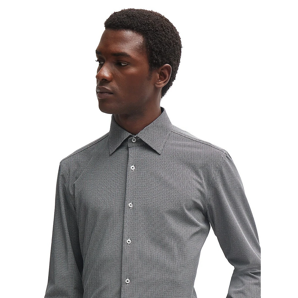 Slim-Fit Performance-Stretch Shirt