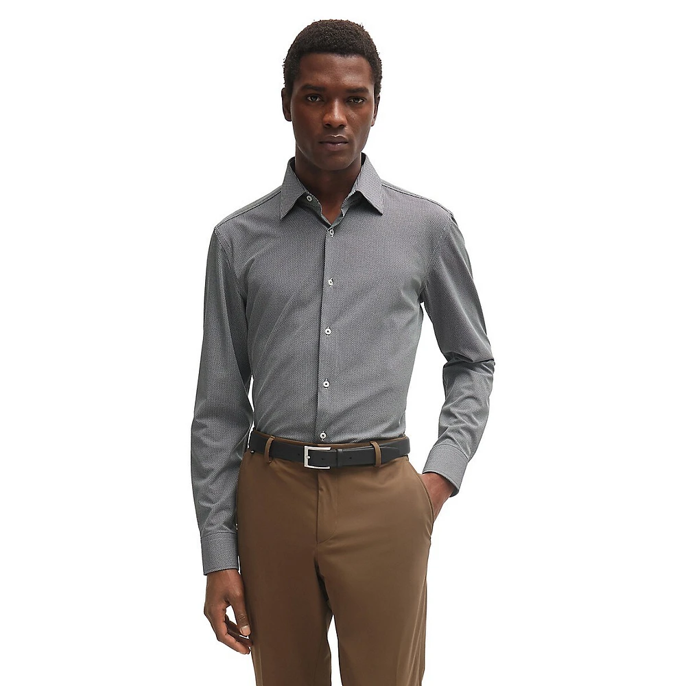 Slim-Fit Performance-Stretch Shirt