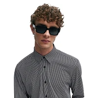 Slim-Fit Performance-Stretch Printed Shirt