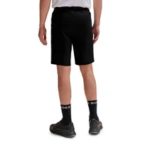 Drawstring Logo Zip-Pocket Shorts