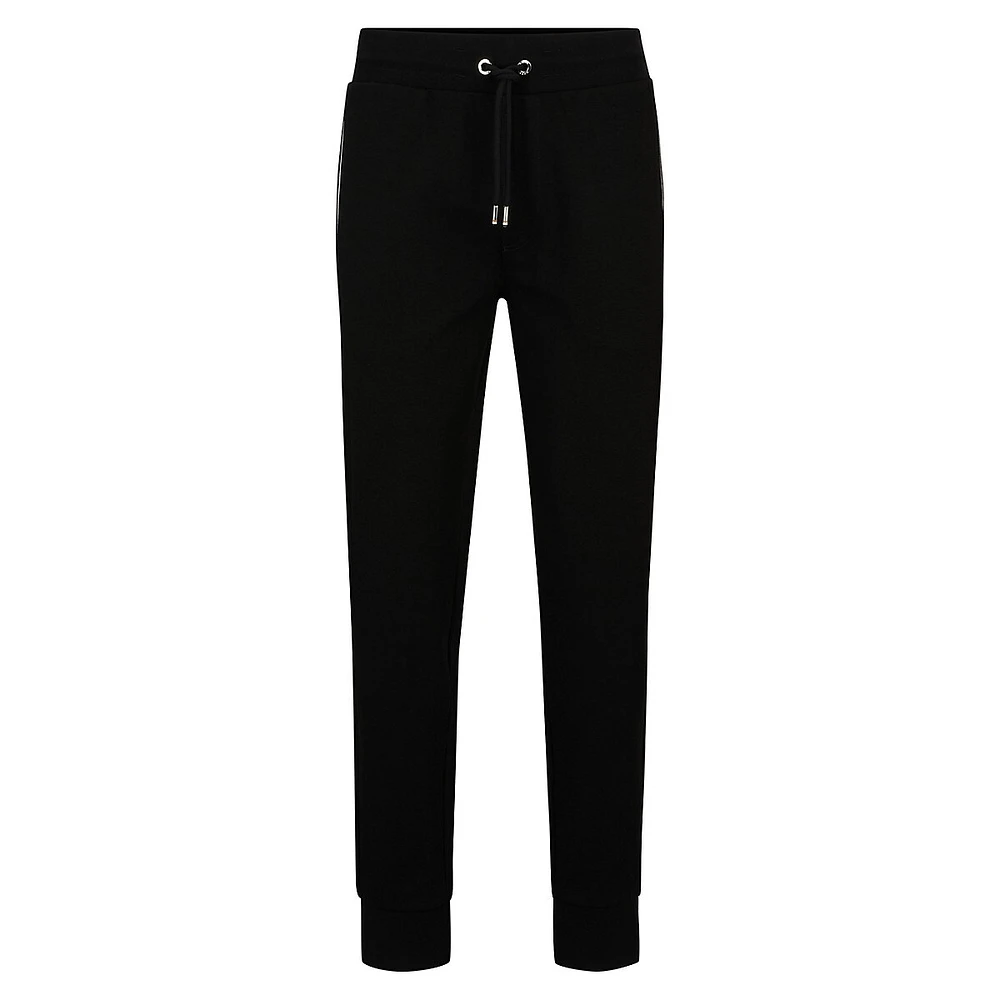 Cotton-Blend Tracksuit Pants With Signature-Stripe Trims