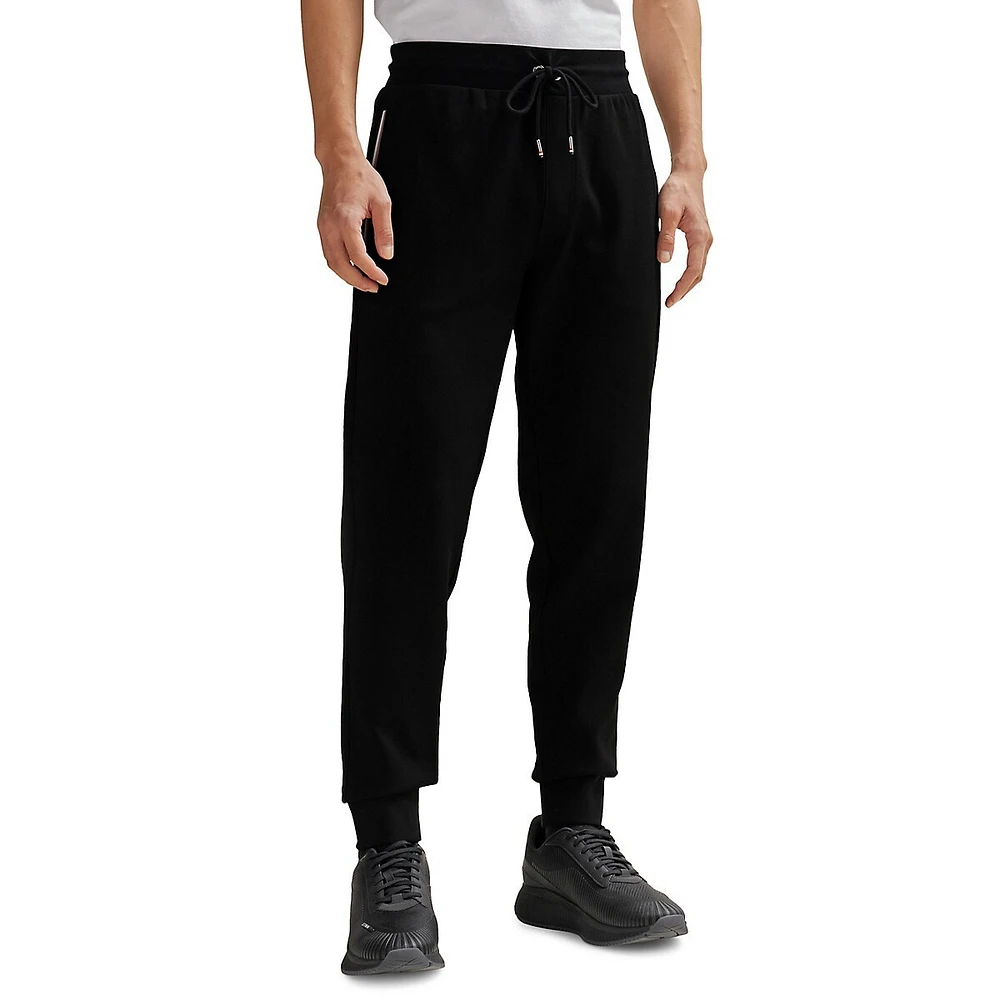 Cotton-Blend Tracksuit Pants With Signature-Stripe Trims