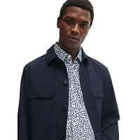 Slim-Fit Printed Performance-Stretch Shirt