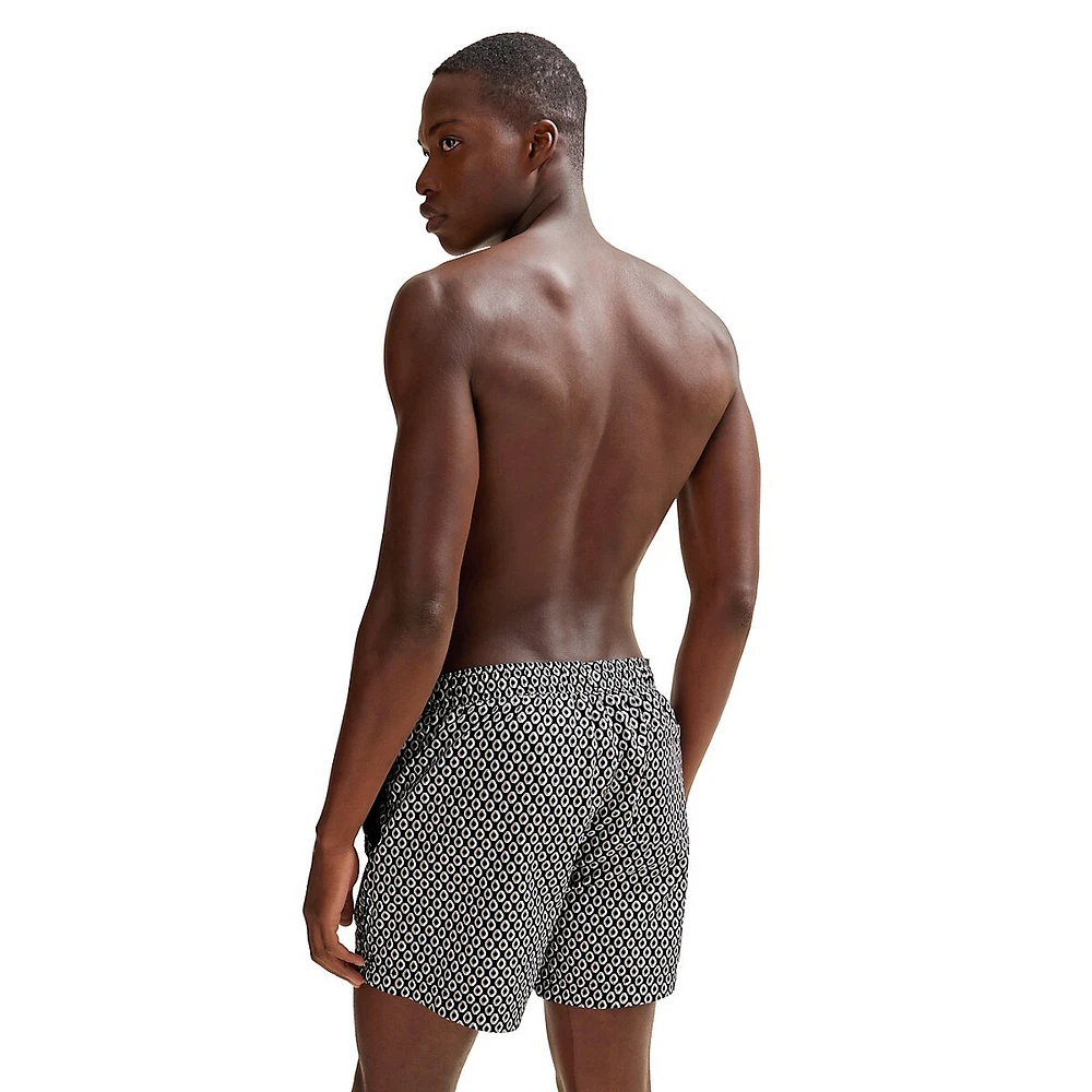 Vibe Micro-Print Swim Shorts