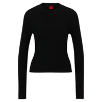 Slim-Fit Mockneck Ribbed Sweater