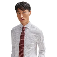 Slim-Fit Printed Oxford Shirt