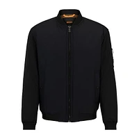 Water-Repellent Relaxed-Fit Jacket Mixed Materials