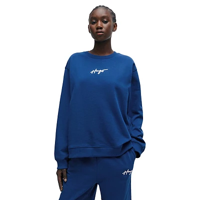 Relaxed-Fit Script-Logo Sweatshirt