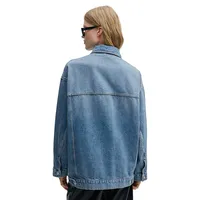 Oversized-Fit Denim Jacket