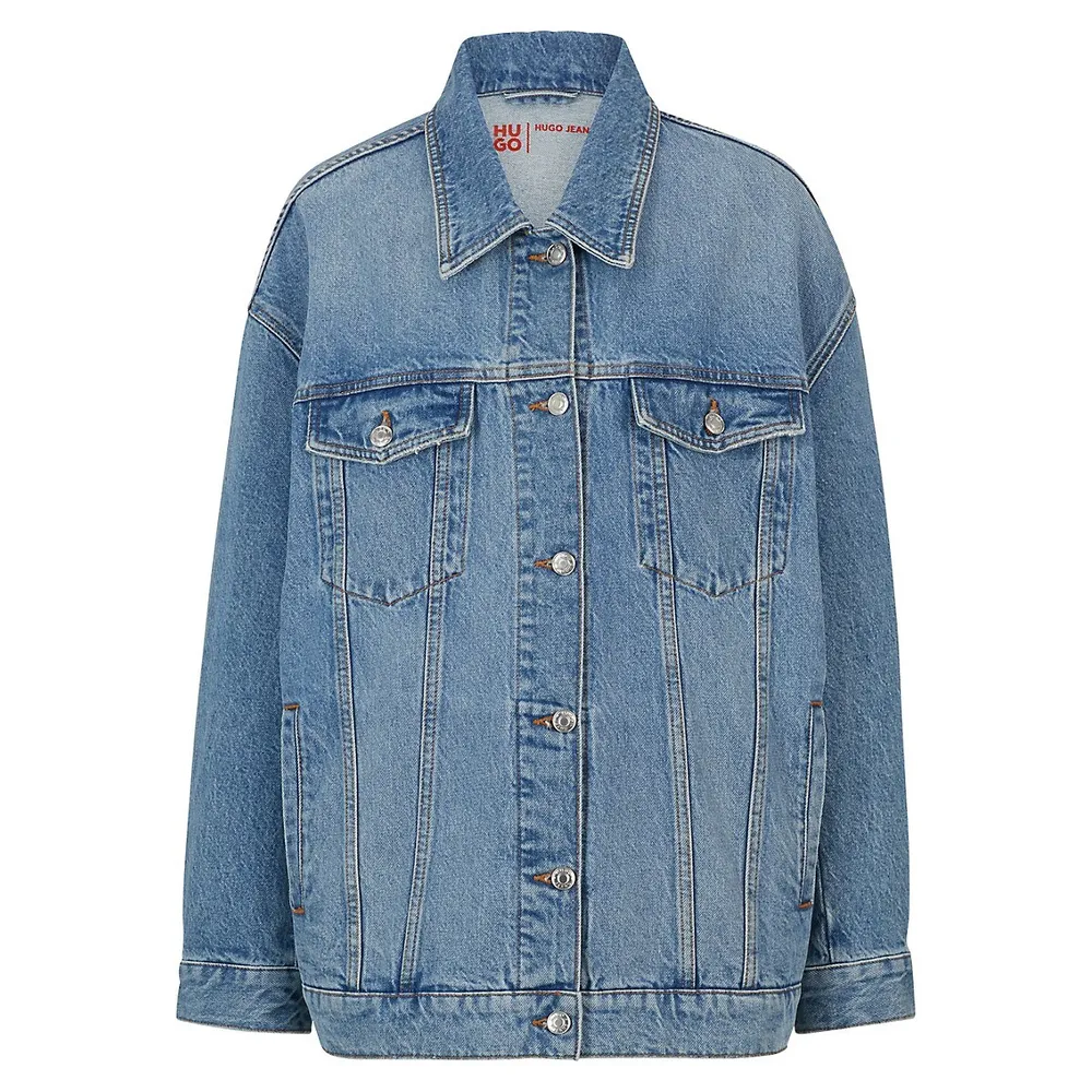 Oversized-Fit Denim Jacket