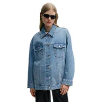 Oversized-Fit Denim Jacket