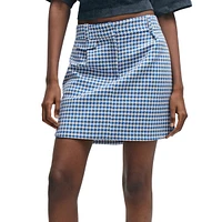 Houndstooth Mini Skirt