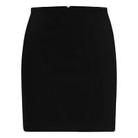 Super-Stretch Back-Zip Mini Skirt