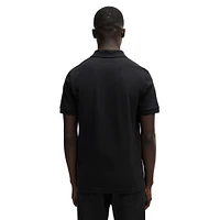 Slim-Fit Stretch-Cotton Polo Shirt With Logo Patch