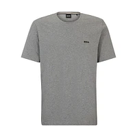 Stretch-Cotton Regular-Fit Lounge T-Shirt With Logo Detail