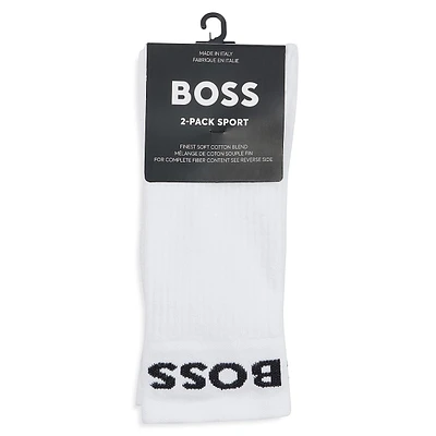 Men's 2-Pair Stretch Quarter-Length Socks