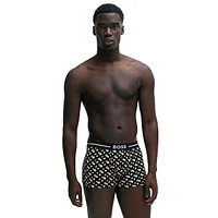 3-Pack Stretch-Cotton Trunks With Logo Waistbands