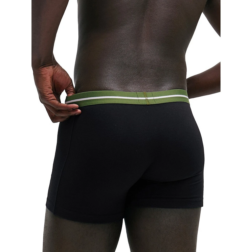 3-Pack Stretch-Cotton Logo Boxer Briefs