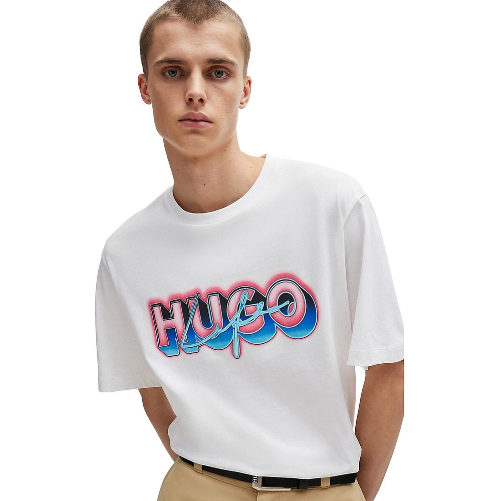 Hugo Life Logo Graphic T-Shirt