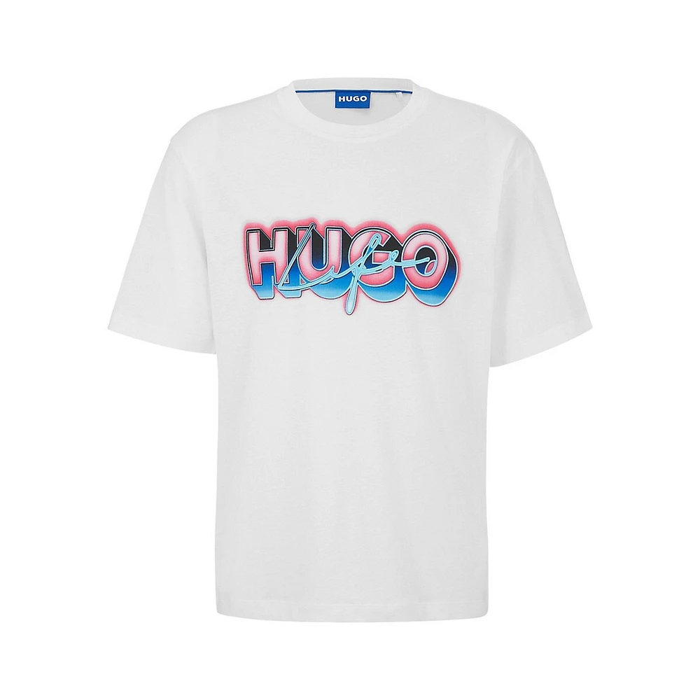 Hugo Life Logo Graphic T-Shirt