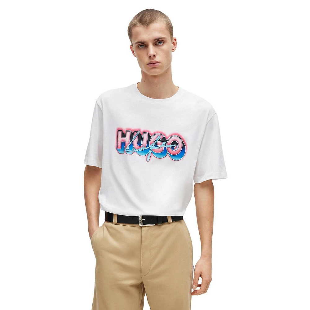 Hugo Life Logo Graphic T-Shirt