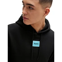 Logo Label Cotton-Terry Hoodie