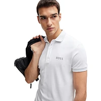 Slim-Fit Interlock-Knit Polo Shirt