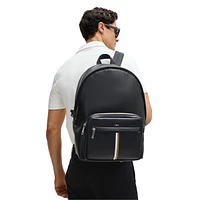 Signature-Stripe Backpack