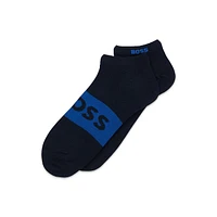 Two-Pair Stretch Ankle-Length Socks