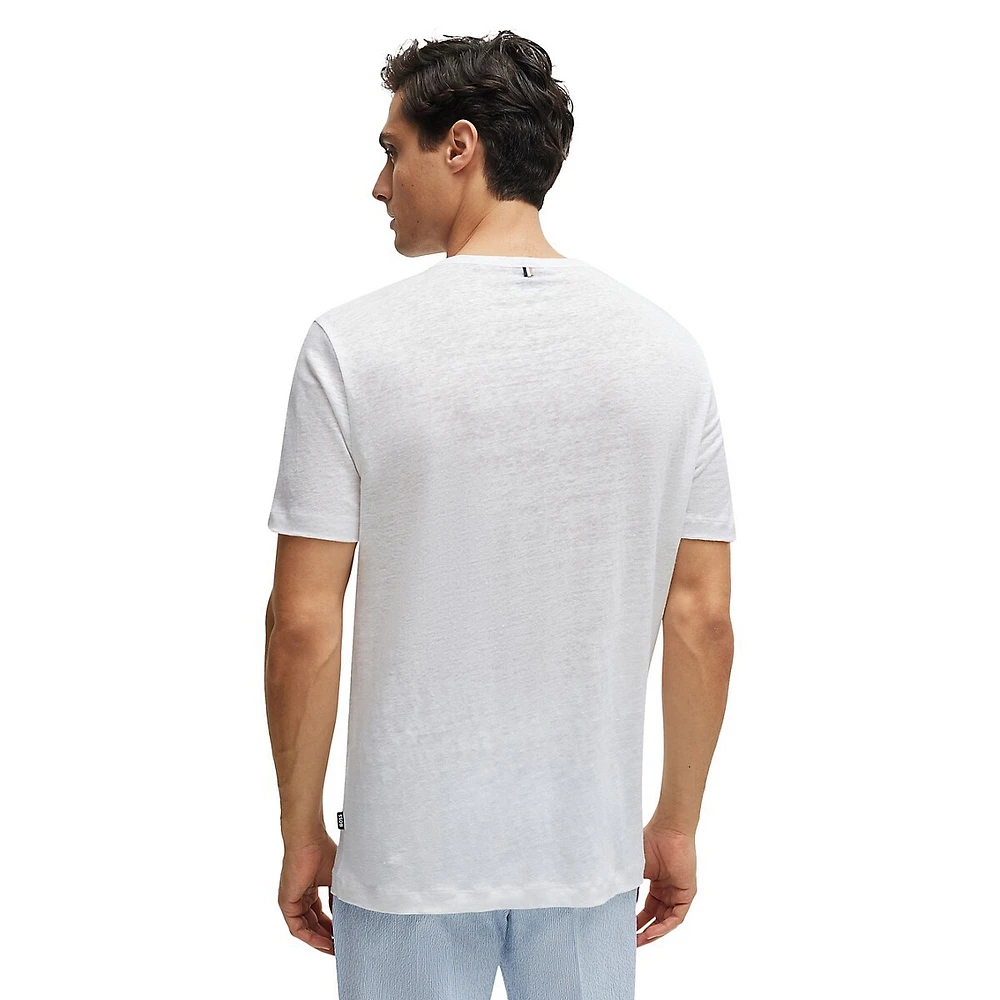 Minimalist Linen T-Shirt