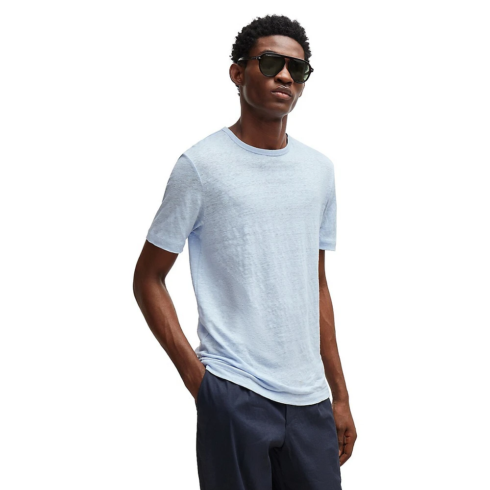 Minimalist Linen T-Shirt