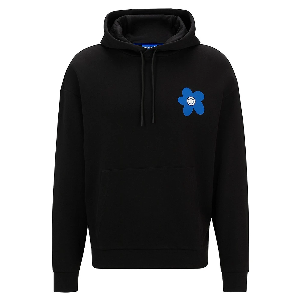 Floral Logo French Terry Hoodie