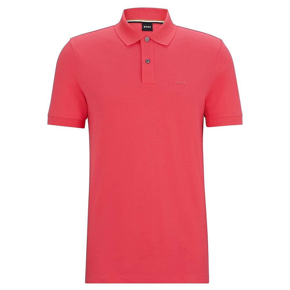 Regular-Fit Logo-Detail Polo Shirt