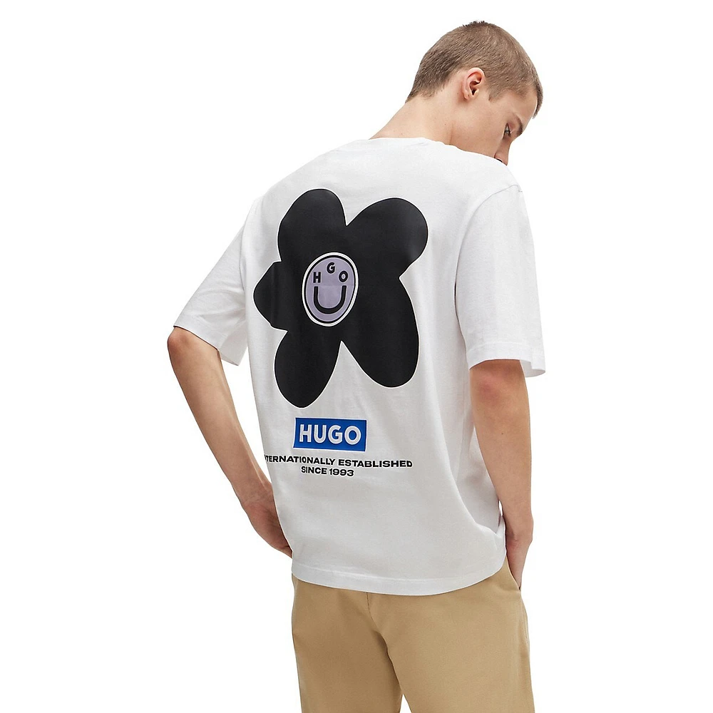 Floral Logo Graphic T-Shirt