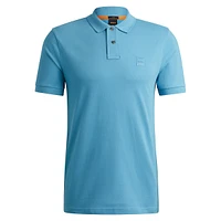 Slim-Fit Stretch-Cotton Polo Shirt With Logo Patch