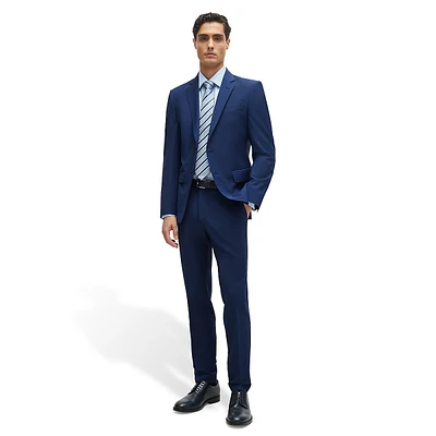 Slim-Fit Stretch Micro-Pattern Suit
