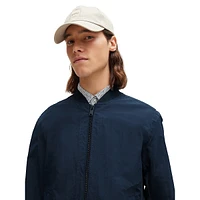 Water-Repellent Jacket Cotton-Effect Crinkle Fabric