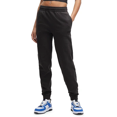 Stretch-Cotton Track Pants With Embroidered Logo