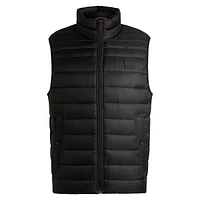 Slim-Fit Water-Repellent Logo Vest