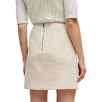 Tweed Mini Skirt