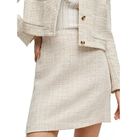 Tweed Mini Skirt