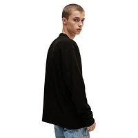 Nereso Loose-Fit Long-Sleeve Henley T-Shirt