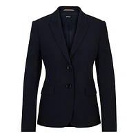 Slim-Fit Micro-Pattern Super-Stretch Blazer