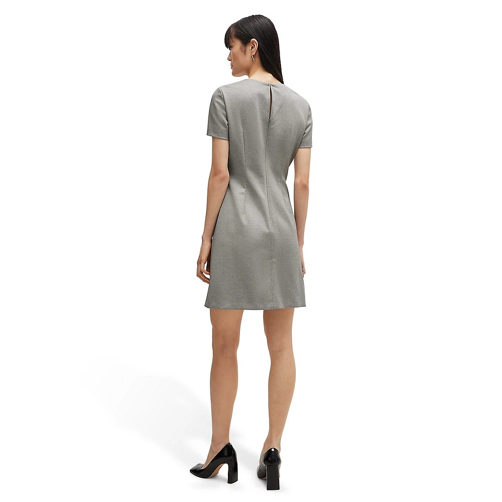 Donalara Short-Sleeve Sheath Dress