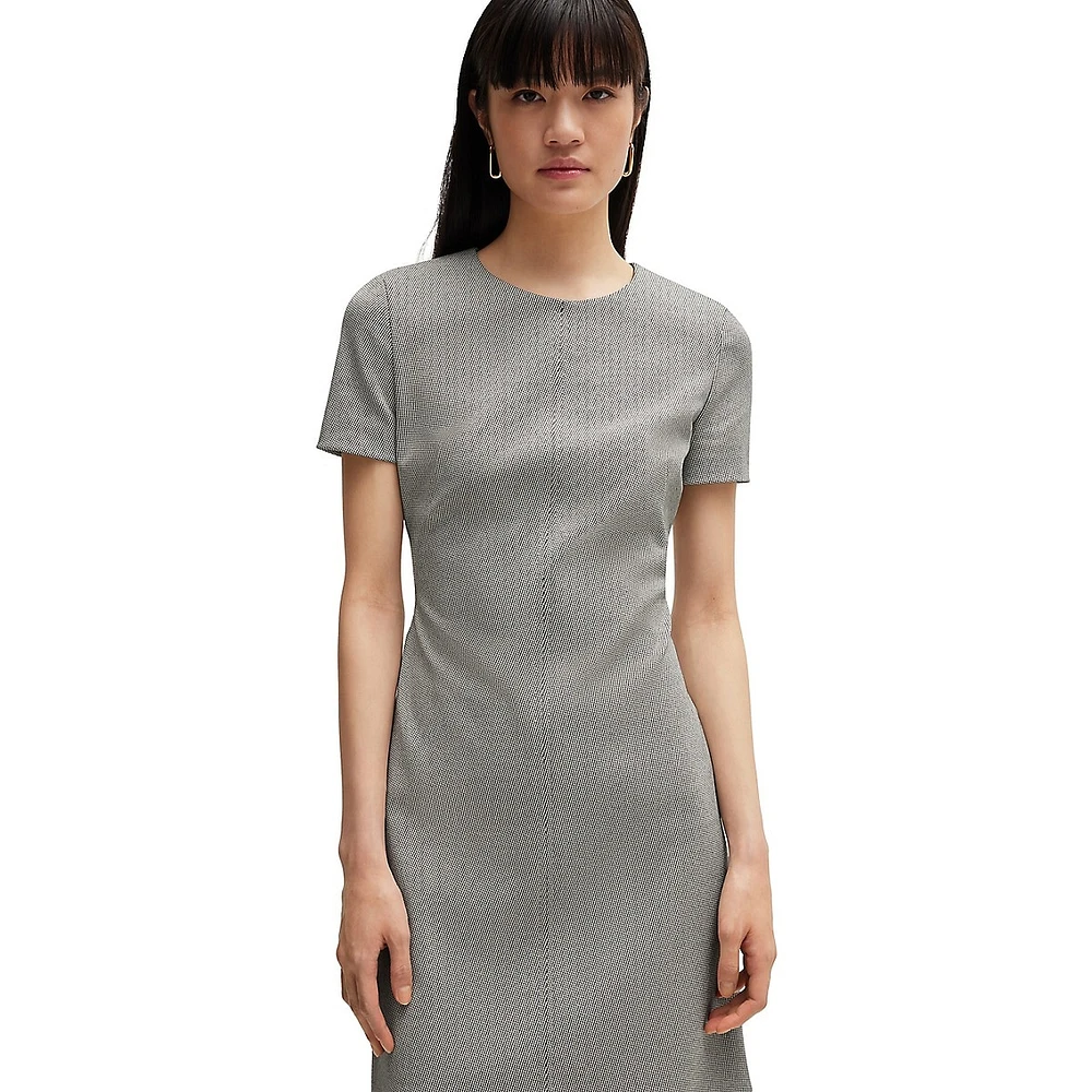 Donalara Short-Sleeve Sheath Dress