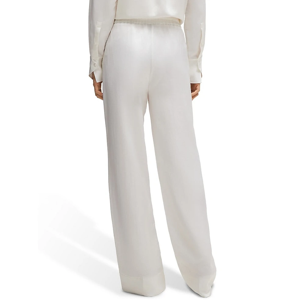 Relaxed-Fit Drawcord Dress Pants