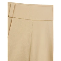 Relaxed-Fit Side-Zip Wide-Leg Trousers